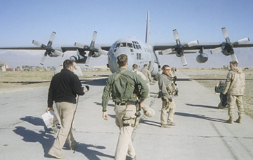 Battle Site Survey Team arrives in Mazar-e Sharif