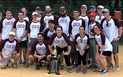 OED Softball team photo